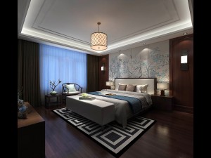bedroom - chinese style-9430 3D Model
