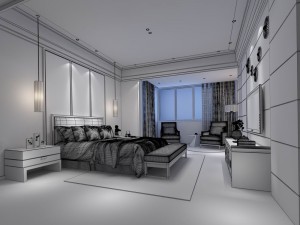 bedroom - chinese style-9431 Modelo 3D