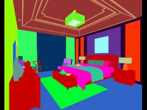 bedroom - chinese style -9432 3D Model