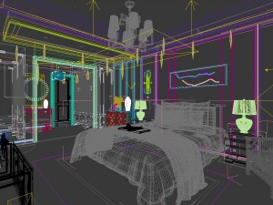 bedroom - chinese style -9434 3D Model