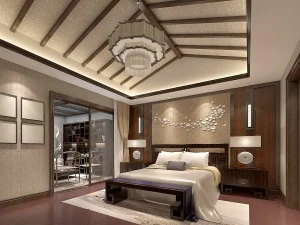 bedroom - chinese style-9436 3D Model