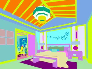 bedroom - chinese style-9436 3D Model