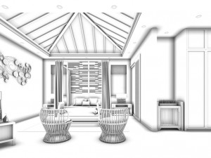 bedroom - chinese style -9439 3Dモデル