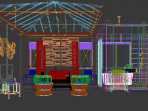 bedroom - chinese style -9439 3Dモデル