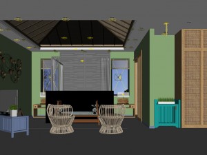 bedroom - chinese style -9439 3Dモデル