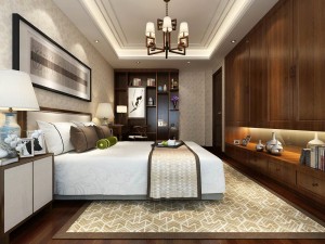 bedroom - chinese style -9441 3D Model