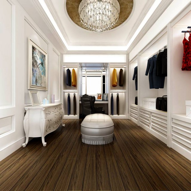cloakroom 1217 3D 模型 .c4d .max .obj .3ds .fbx .stl .blend 