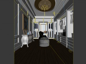 cloakroom 1217 3D 模型