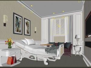 senior care unit 01 3D-Modell