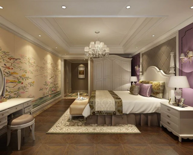 beautifully stylish and luxurious bedrooms 14 3D Model .c4d .max .obj .3ds .fbx .stl .blend 