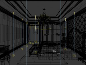 beautifully stylish and luxurious bedrooms 14 3D Model