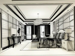 beautifully stylish and luxurious bedrooms 15 3D Model