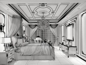beautifully stylish and luxurious bedrooms 20 3D Модель