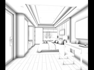 beautifully stylish and luxurious bedrooms 23 Modelo 3D