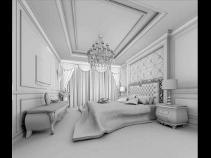 beautifully stylish and luxurious bedrooms 25 3D Model
