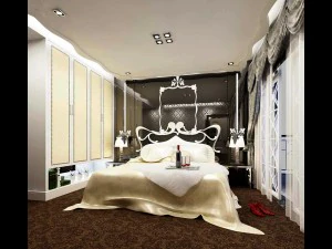 g&uuml;zel, şık ve l&uuml;ks yatak odaları 27 3D Model