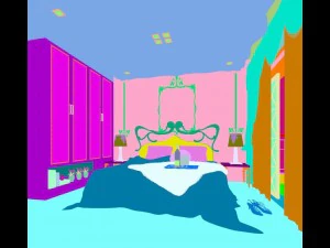 beautifully stylish and luxurious bedrooms 27 3D Model