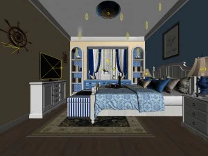 beautifully stylish and luxurious bedrooms 33 3D Model
