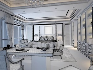 beautifully stylish and luxurious bedrooms 36 3D Model
