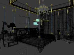 beautifully stylish and luxurious bedrooms 39 3D Model