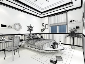 beautifully stylish and luxurious bedrooms 40 3D Model