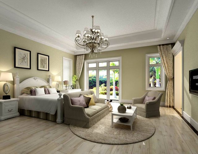 beautifully stylish and luxurious bedrooms 44 3D 모델 .c4d .max .obj .3ds .fbx .stl .blend 
