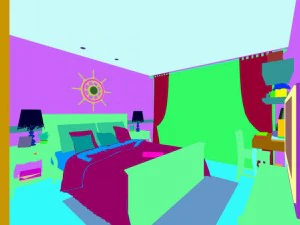 美しくスタイリッシュで豪華なベッドルーム 48 3Dモデル