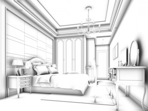 beautifully stylish and luxurious bedrooms 50 3D Model