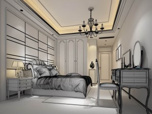 beautifully stylish and luxurious bedrooms 50 3D Model