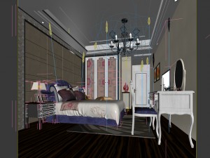 beautifully stylish and luxurious bedrooms 50 3D Model