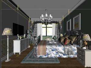 beautifully stylish and luxurious bedrooms 51 3D-Modell