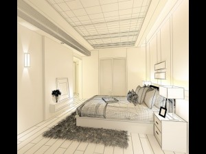 beautifully stylish and luxurious bedrooms 53 3D Model