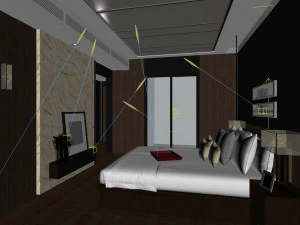 beautifully stylish and luxurious bedrooms 53 3D Model