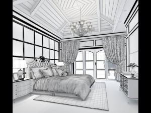 beautifully stylish and luxurious bedrooms 55 3D-Modell