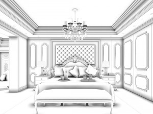 beautifully stylish and luxurious bedrooms 57 3D Model