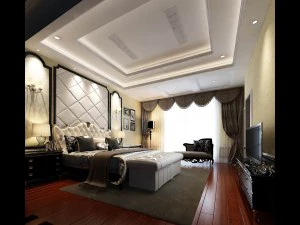 g&uuml;zel, şık ve l&uuml;ks yatak odaları 58 3D Model