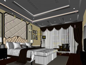 beautifully stylish and luxurious bedrooms 58 3D 模型