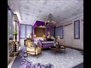 camere da letto splendidamente eleganti e lussuose 59 Modello 3D