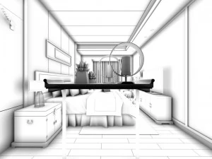 beautifully stylish and luxurious bedrooms 61 3D Model