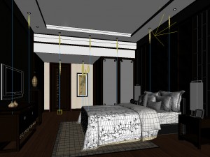beautifully stylish and luxurious bedrooms 62 3D Модель