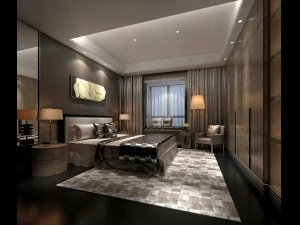 beautifully stylish and luxurious bedrooms 64 3D Model