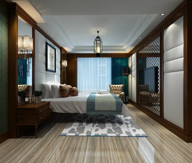 beautifully stylish and luxurious bedrooms 65 3D Model .c4d .max .obj .3ds .fbx .stl .blend 