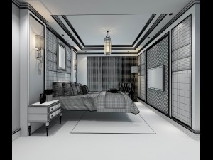 beautifully stylish and luxurious bedrooms 65 3D Model