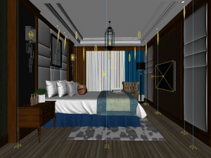 beautifully stylish and luxurious bedrooms 65 3D Model