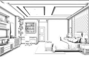beautifully stylish and luxurious bedrooms 67 3D Model