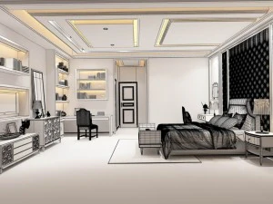 beautifully stylish and luxurious bedrooms 67 3D Model