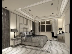 beautifully stylish and luxurious bedrooms 72 3D Model