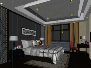 beautifully stylish and luxurious bedrooms 72 3D Model