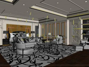 beautifully stylish and luxurious bedrooms 74 3D Model