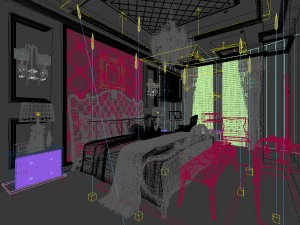 beautifully stylish and luxurious bedrooms 75 3D Model